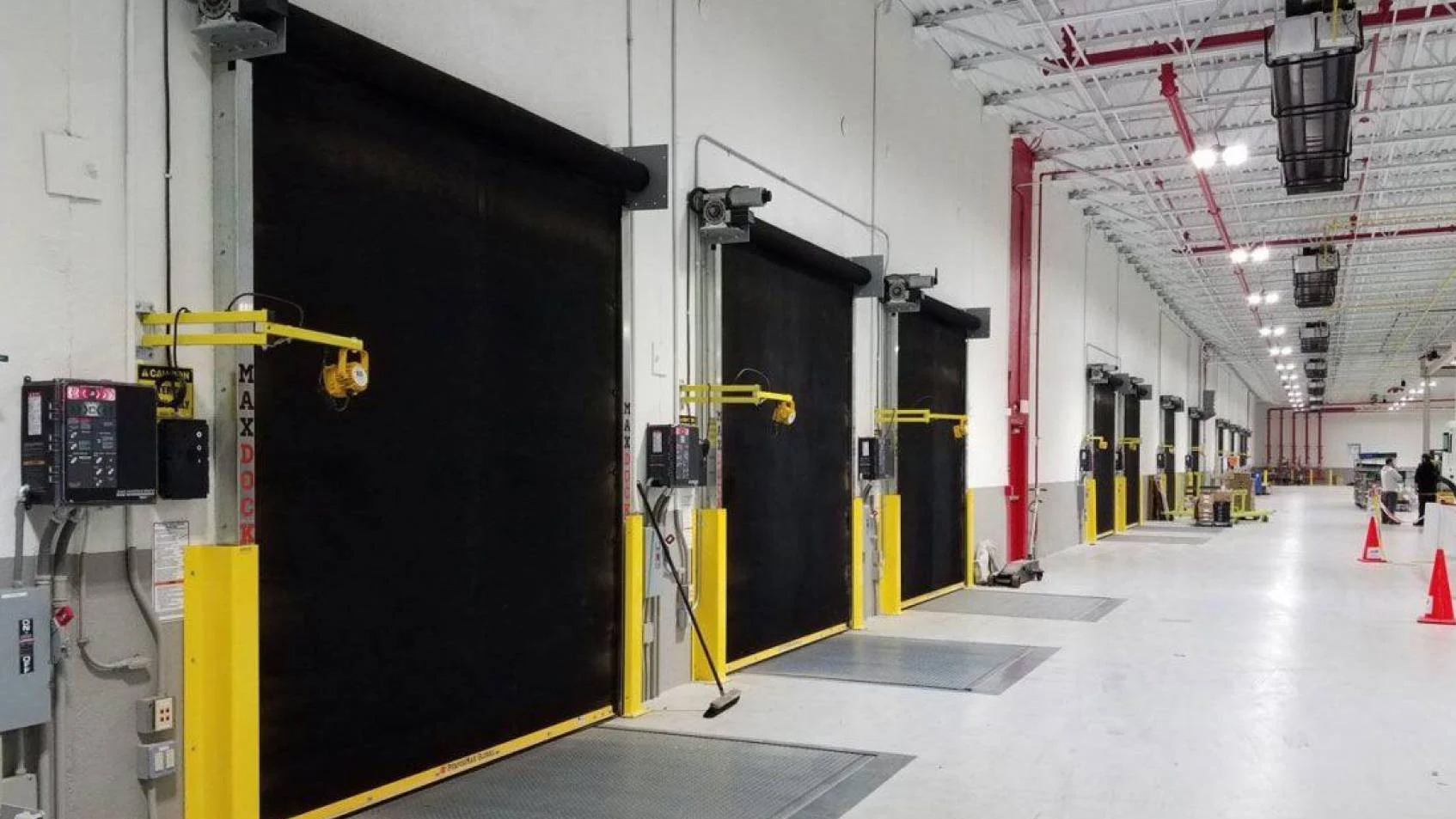 Commercial Rolling Counter Shutters Installation